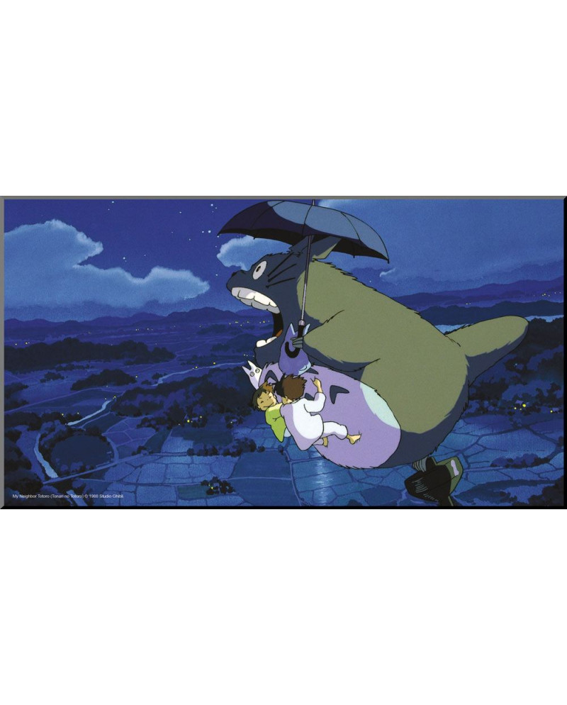 STUDIO GHIBLI - Totoro & Umbrella - Wooden Wall Art 37.5x20.5cm