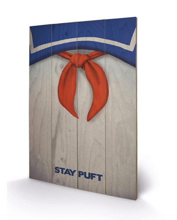 GHOSTBUSTERS - Impression sur Bois 40X59 - Stay Puft