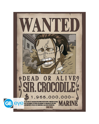 ONE PIECE - Wanted Mihawk & Crocodile - Set 2 posters '52x38'