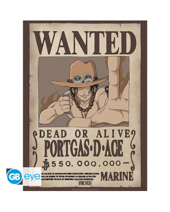 ONE PIECE - Wanted Sabo & Ace - Set 2 posters '52x38'