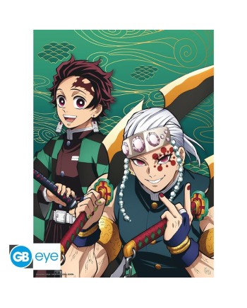 DEMON SLAYER - Entertainment district - Set 2 posters '52x38'