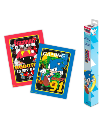 SONIC - Set of 2 Mini Posters 38x52cm