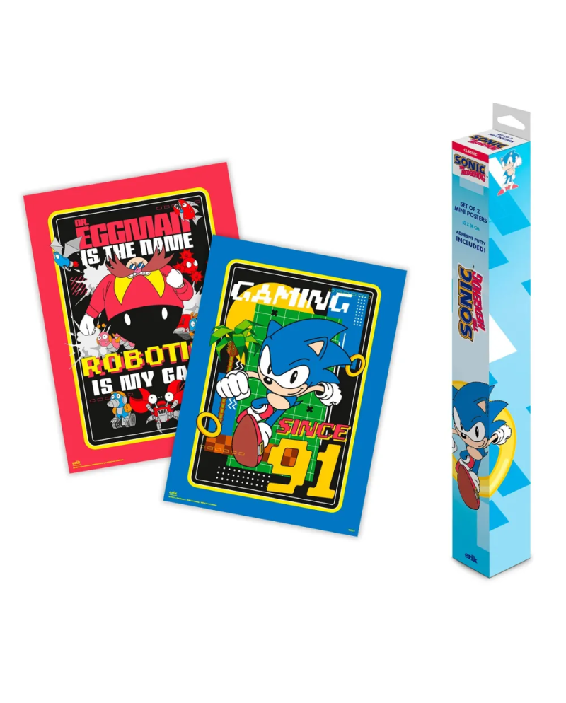 SONIC - Set of 2 Mini Posters 38x52cm