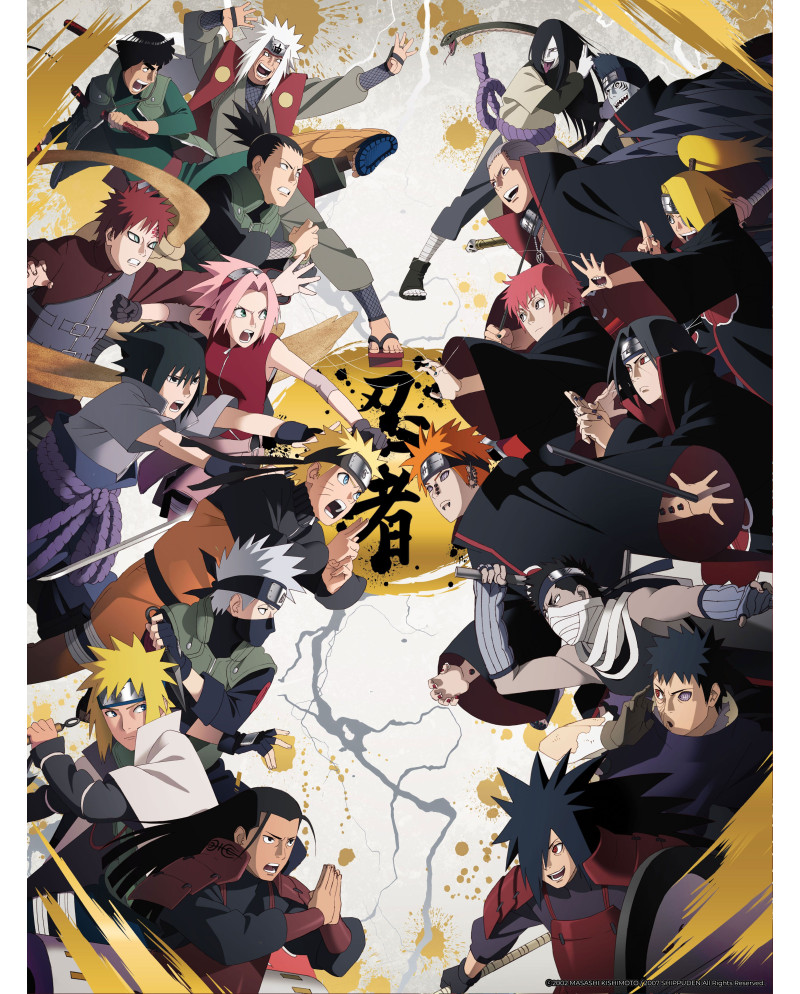 NARUTO SHIPPUDEN - Golden Poster 30x40cm