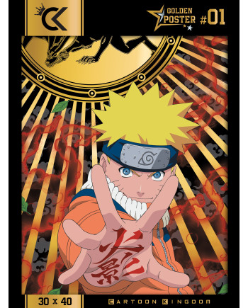 NARUTO - Naruto - Golden Poster 30x40cm