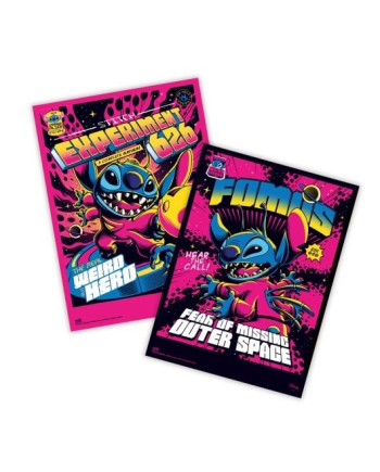 STITCH - Set of 2 Mini Posters 38x52cm