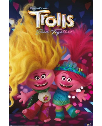 TROLLS BAND TOGETHER - Viva & Poppy - Poster 61 x 91cm