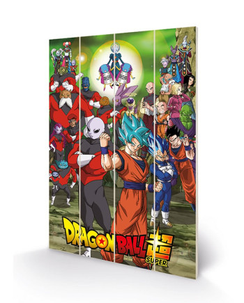 DRAGON BALL Z - Tournament of Power - Wood Print 40X59