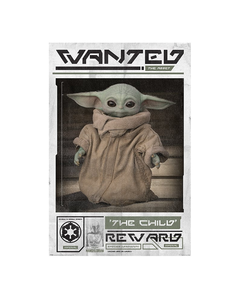 STAR WARS - The Mandalorian - Poster 61X91 - Wanted the Child