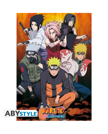 NARUTO SHIPPUDEN - Poster 91X61 - Groupe