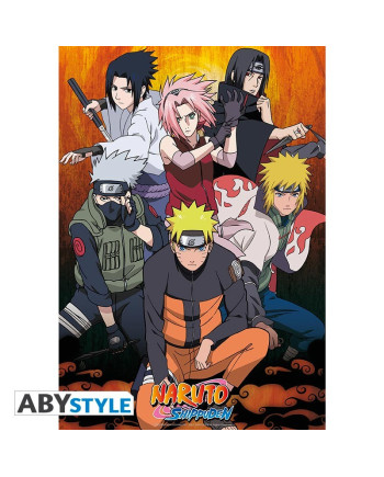 NARUTO SHIPPUDEN - Poster 91X61 - Groupe