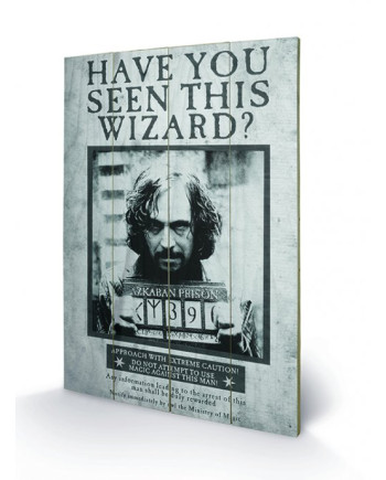 HARRY POTTER - Printing on wood 40X59 - Sirius Wanted
