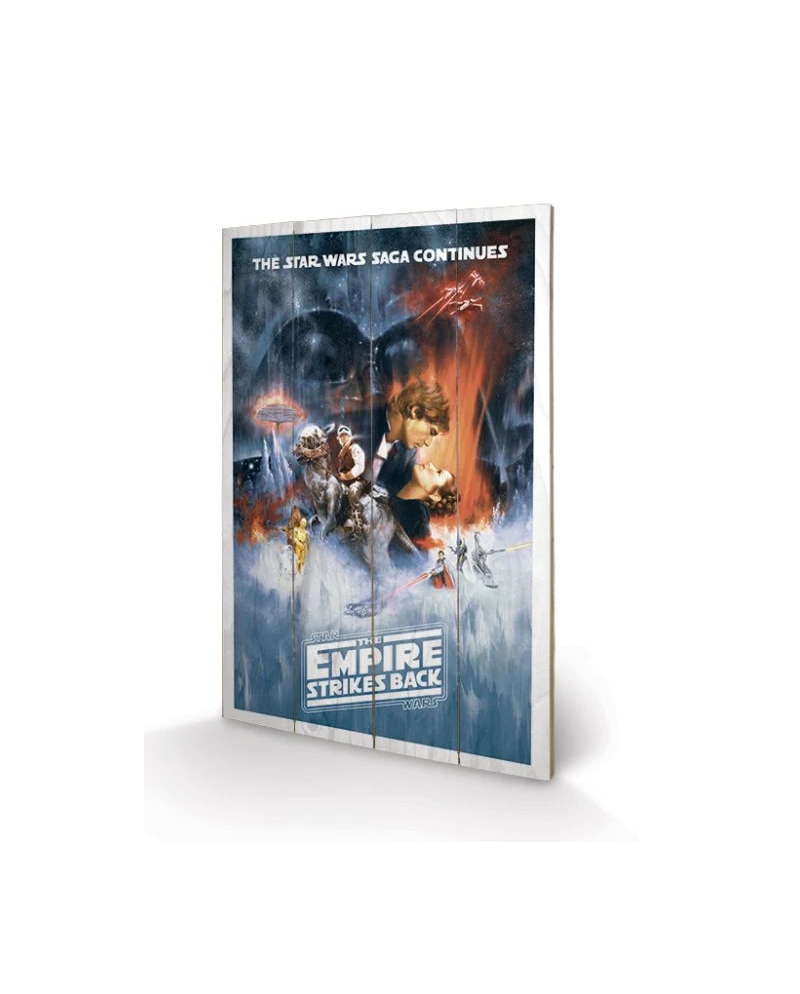 STAR WARS - Impression sur Bois 40X59 - Empire Strike Back