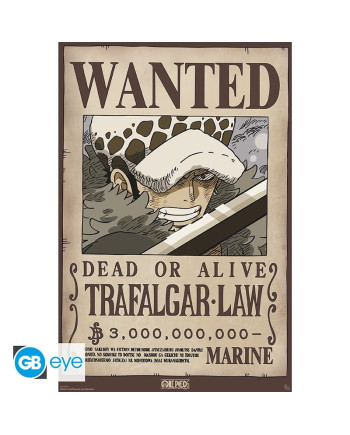 ONE PIECE - Wanted Law Wano - Poster 91x61cm