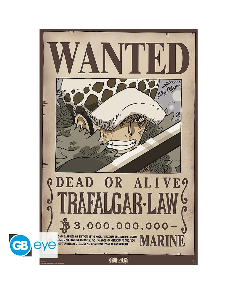 ONE PIECE - Wanted Law Wano - Poster 91x61cm