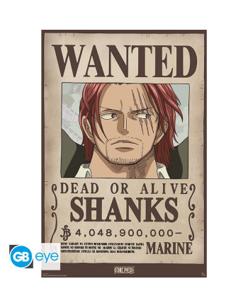 ONE PIECE - Wanted Shanks Wano - Poster 91x61cm