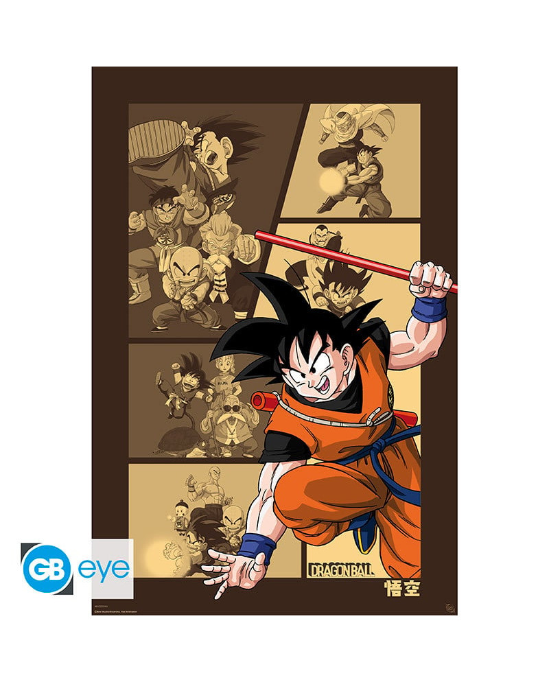 DRAGON BALL - Goku Retro - Poster 91x61cm