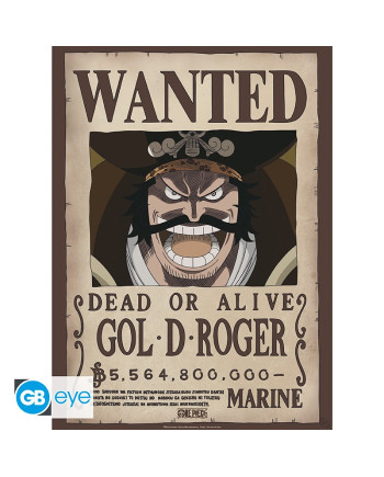 ONE PIECE - Wanted Roger & Whitebeard - Set 2 posters '52x38'
