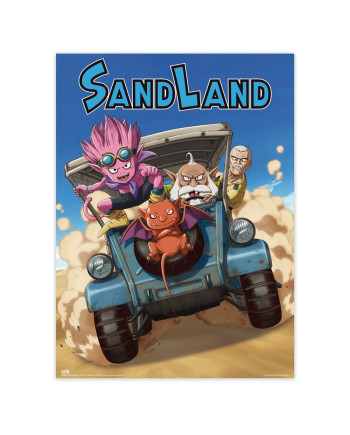 SAND LAND - Set of 2 Mini Posters 38x52cm