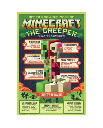 MINECRAFT - Creeper - Poster 61 x 91cm