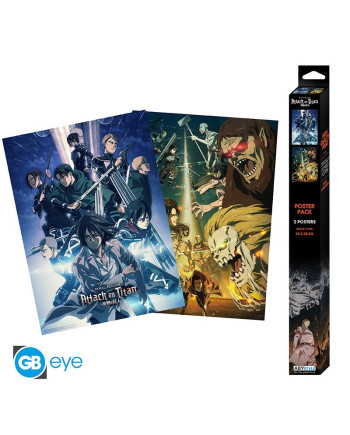 ATTACK ON TITANS - Set 2 - Set 2 posters '52x38'