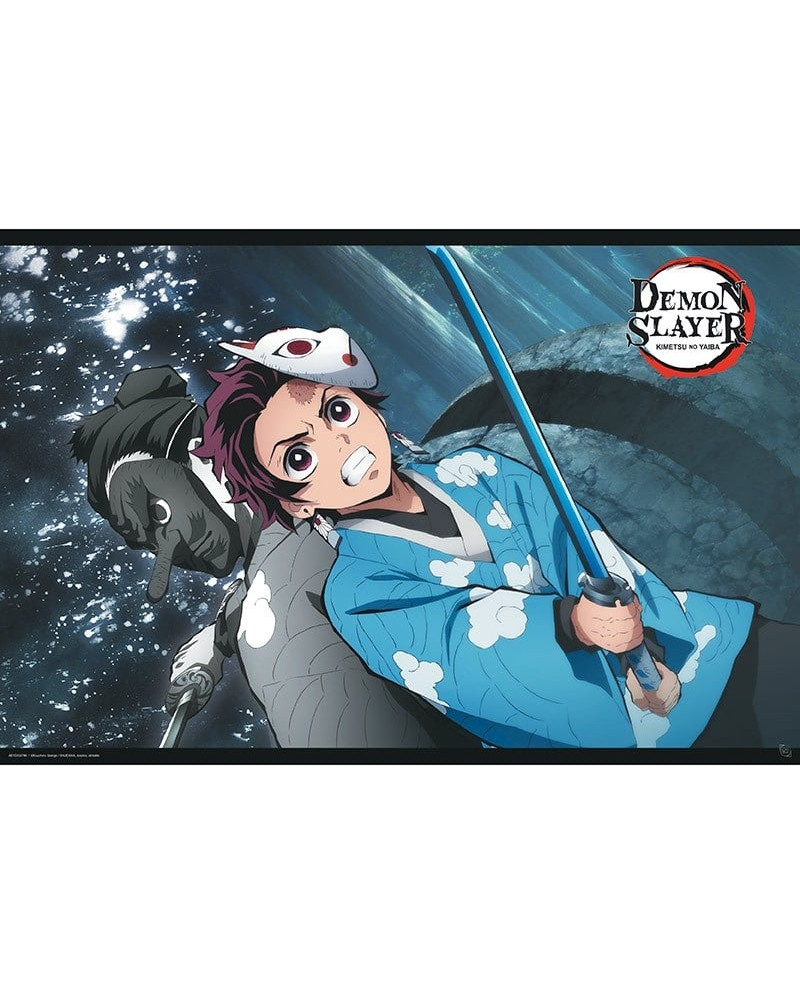 DEMON SLAYER - Tanjiro & Urukodaki - Poster 91x61cm