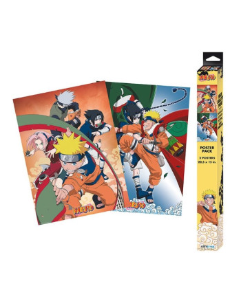 NARUTO - Naruto vs Sasuke - Set 2 posters '52x38'